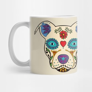 Pit Bull Sugar Skull Mug